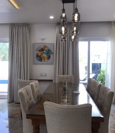 5 BHK House with Swimming Pool Interiors