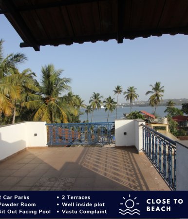 4BHK Villa With Pool Facing Mandovi River Exteriors
