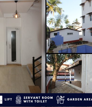 4BHK Villa With Pool Facing Mandovi River Exterior Photos